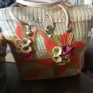 Hand made antique hand bag